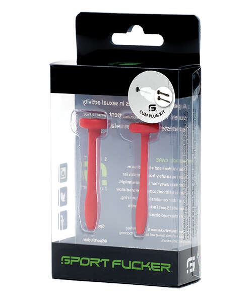 Sport Fucker Cum Plug Kit - Red