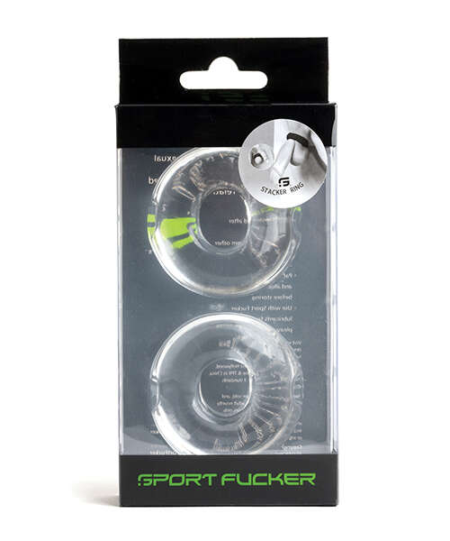 Sport Fucker Stacker Rings - Clear