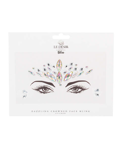 Shots Bliss Dazzling Crowned Face Bling Sticker O/S