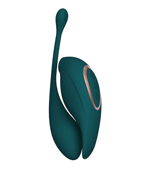 Shots Twitch 2 Vibrator w/Remote Control Vibrating Egg - Forest Green