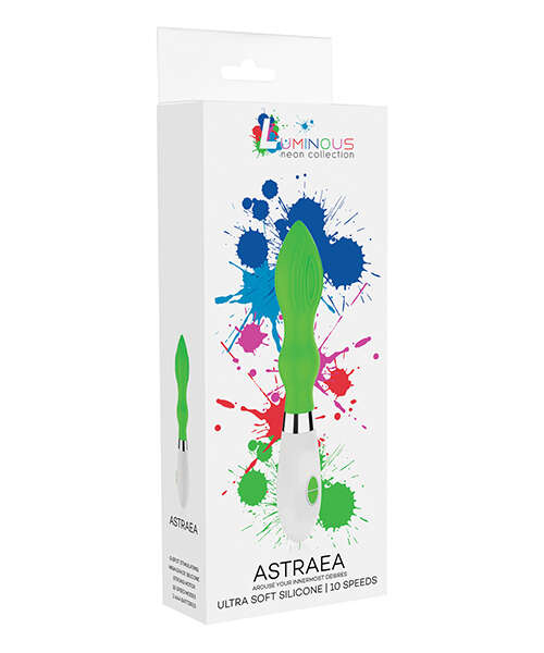 Shots Luminous Astraea Silicone 10 Speed Vibrator - Green