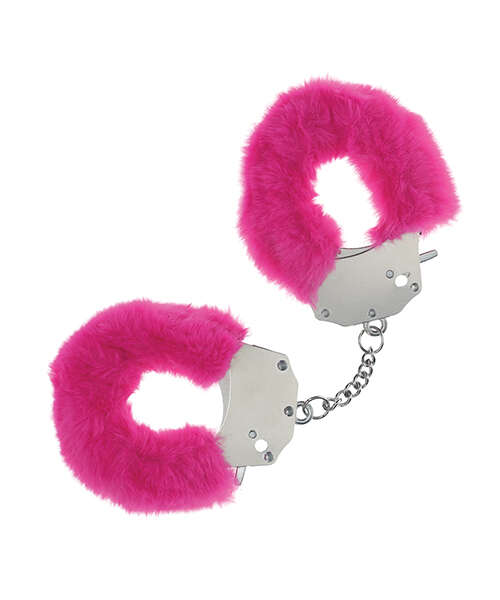 Shots Ouch! Heavy-duty Fluffy Handcuffs - Pink