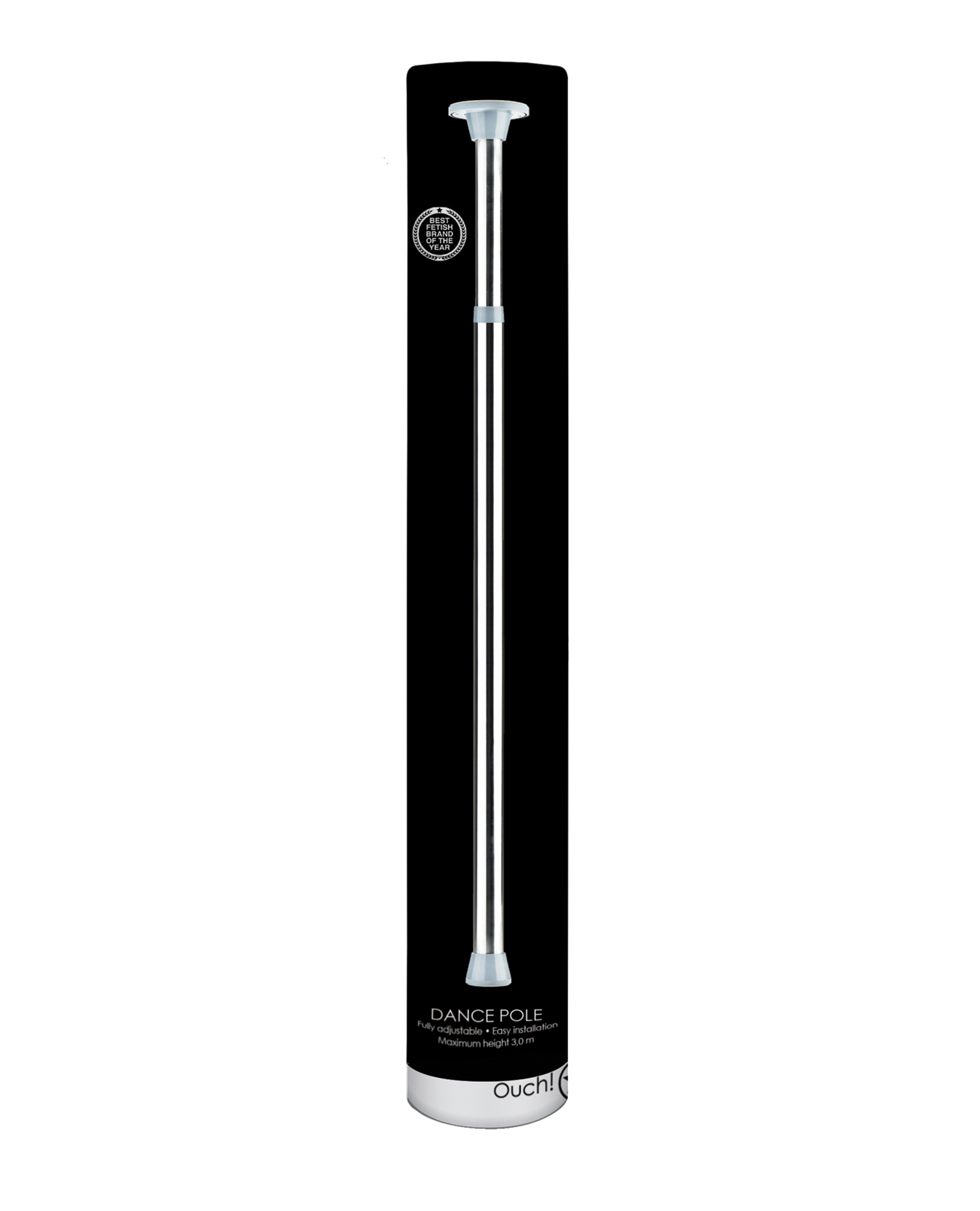 Shots Ouch Dance Pole - Silver