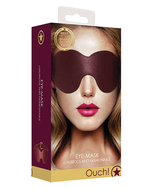 Shots Ouch Halo Eyemask - Burgundy