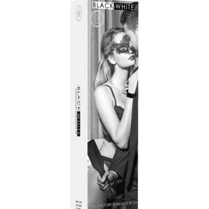 Shots Ouch Black & White Introductory Bondage Kit #3 - Black