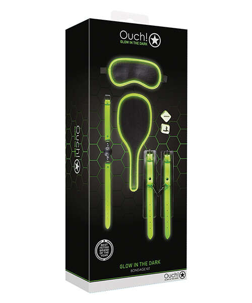 Shots Ouch Bondage Kit #1 - Glow in the Dark