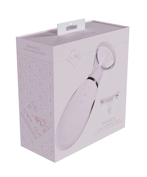 Shots Pumped Enhance Rechargeable Vulva & Breast Pump - Pink