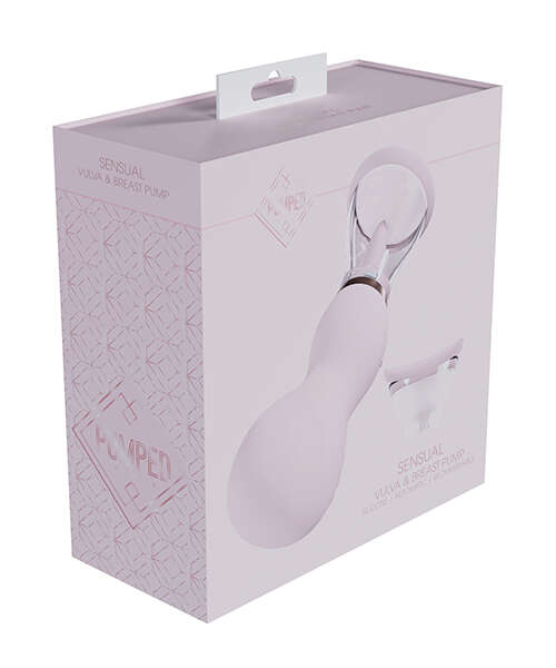 Shots Pumped Sensual Rechargeable Vulva & Breast Pump - Pink