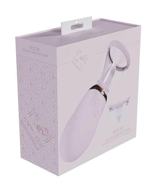 Shots Pumped Boost Rechargeable Vulva & Breast Pump - Pink