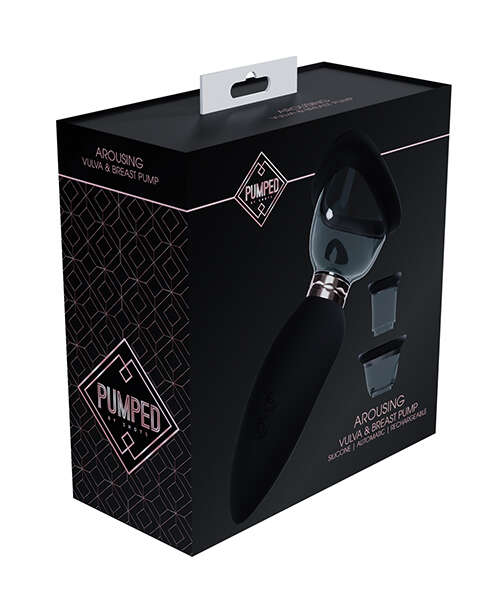 Shots Pumped Arousing Clitoral, Nipple & Breast Pump - Black