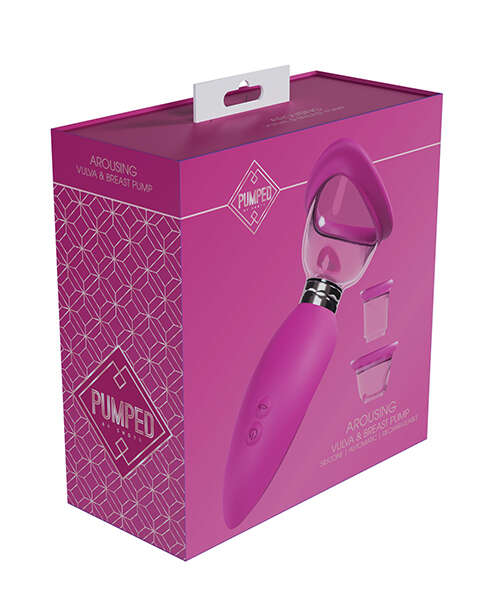 Shots Pumped Arousing Clitoral, Nipple & Breast Pump - Pink