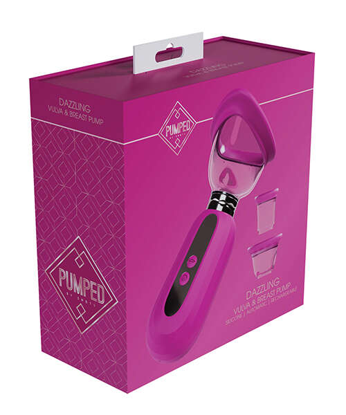 Shots Pumped Dazzling Clitoral, Nipple & Breast Pump - Pink