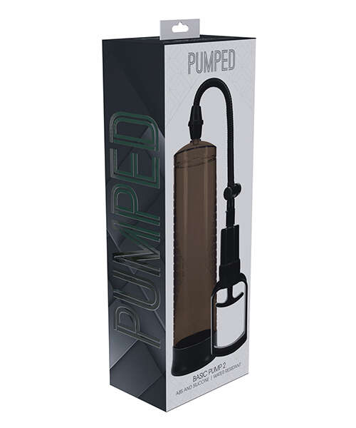Shots Pumped Basic Pump 2 Water Resistant Penis Pump - Black