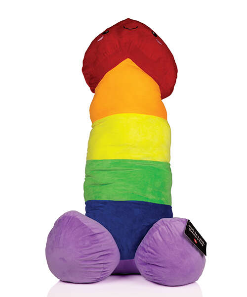 Shots Penis Plushie - Multi Color 39.4" / 100 cm