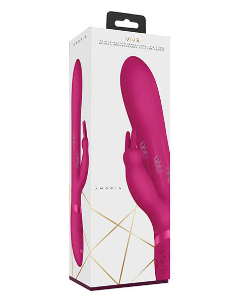 Shots Vive Amoris Stimulating Beads Rabbit - Pink