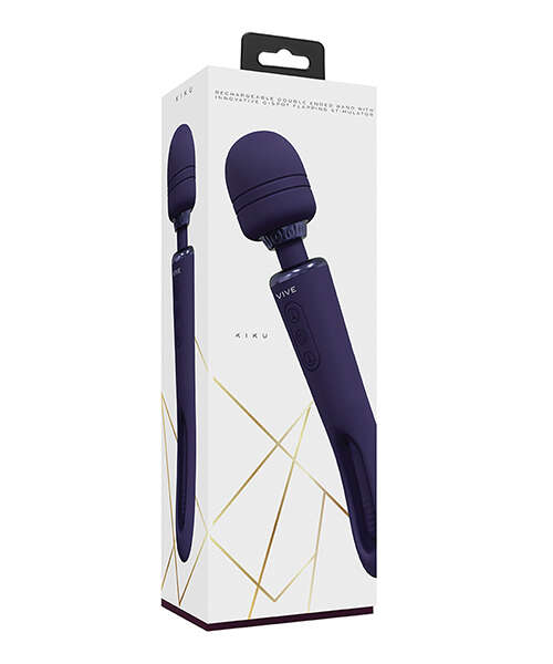 Shots Vive Kiku Double Ended Wand & G-Spot Stimulator - Purple