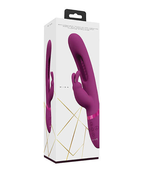 Shots Vive Mika Flapping Tongue Rabbit Vibrator - Pink