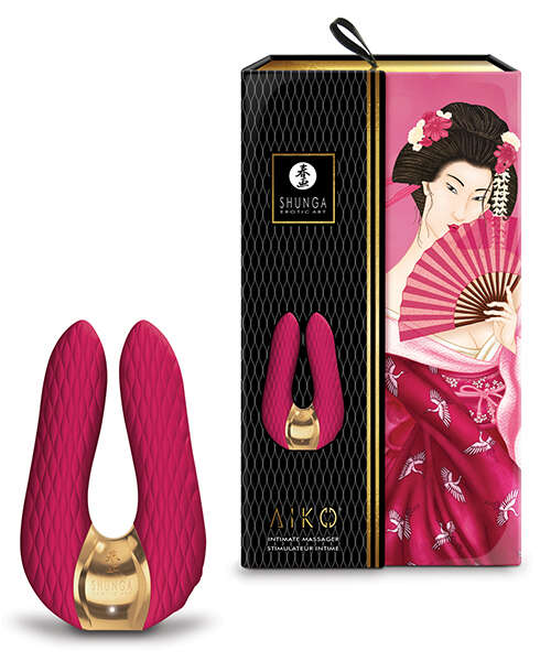 Shunga Aiko Intimate Massager - Raspberry