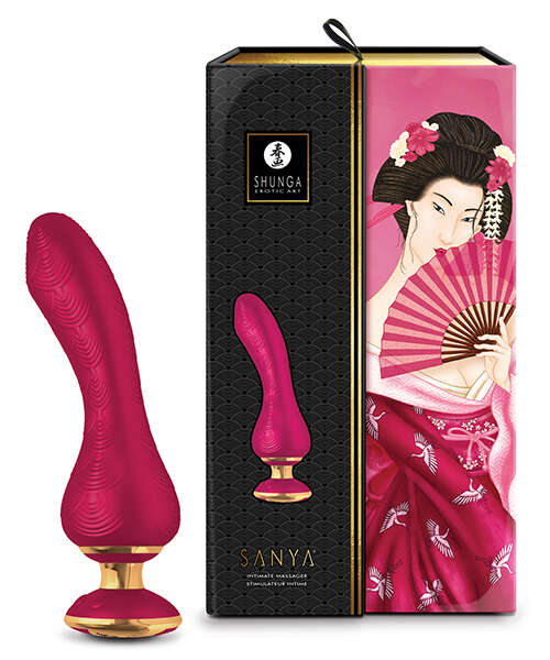 Shunga Sanya Intimate Massager - Raspberry