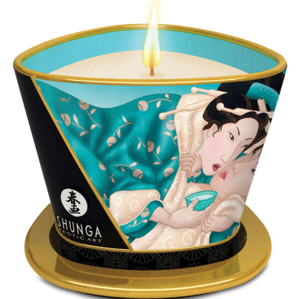 Shunga Massage Candle - 5.7 oz Island Blossoms