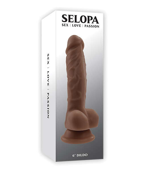 Selopa 6" Lifelike Dildo - Dark