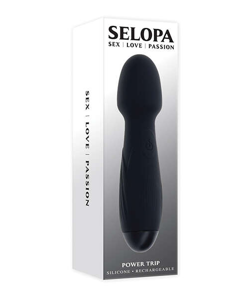 Selopa Power Trip Wand Vibrator - Black