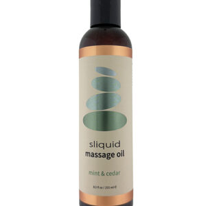 Sliquid Balance Massage Oil - 8.5 oz Cedar Mint