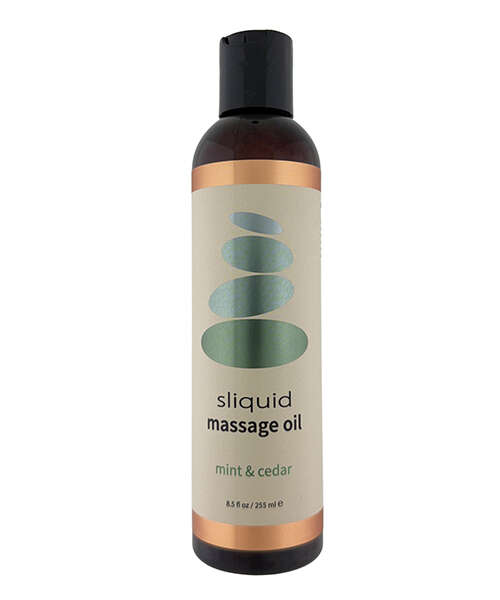 Sliquid Balance Massage Oil - 8.5 oz Cedar Mint