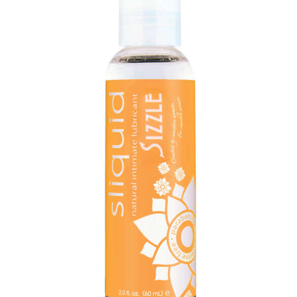 Sliquid Naturals Sizzle Lubricant - 2 oz