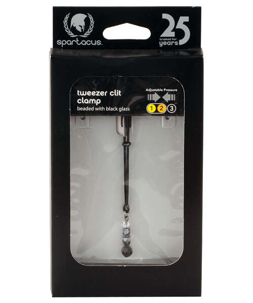 Spartacus Black Beaded Clit Clamps