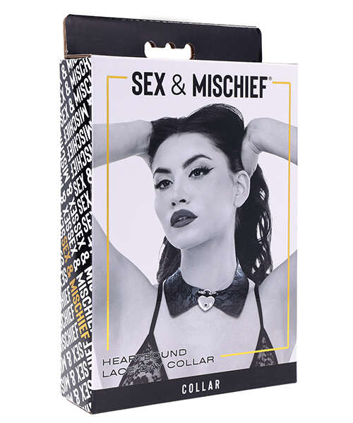Sex & Mischief Heartbound Lace Day Collar