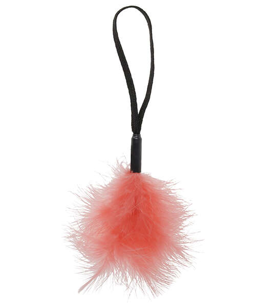Sex & Mischief Peaches 'n CreaMe Wrist Feather Tickler - Peach