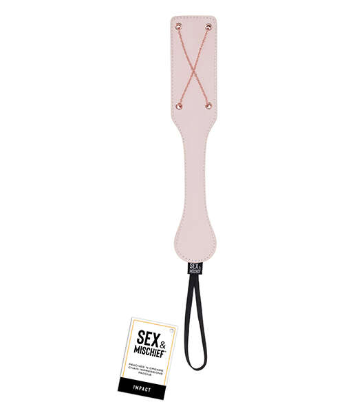 Sex & Mischief Peaches 'n CreaMe Chain Impressions Paddle