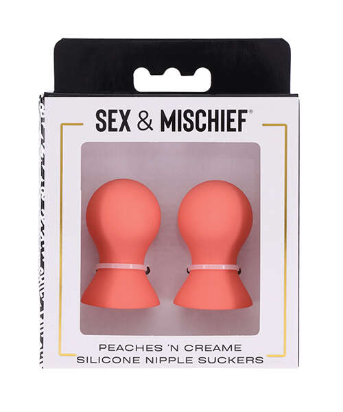 Sex & Mischief Peaches 'n CreaMe Silicone Nipple Suckers