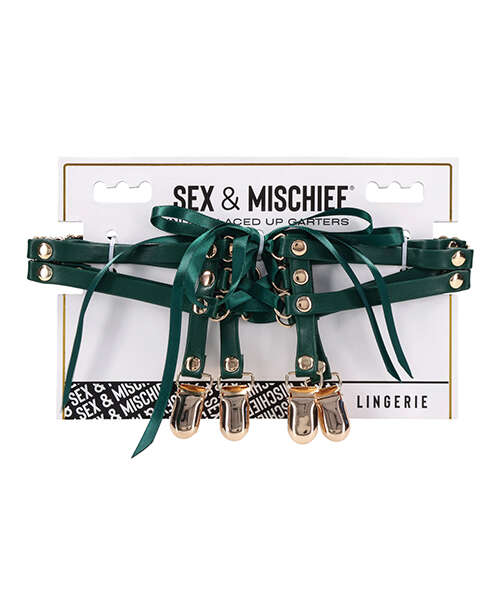 Sex & Mischief Indica Laced Up Garters