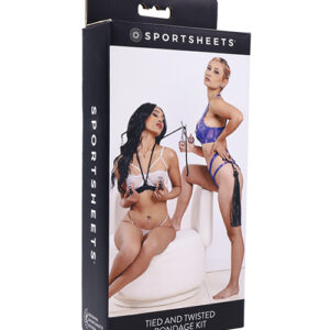 Sportsheets Tied & Twisted Bondage Set - Black