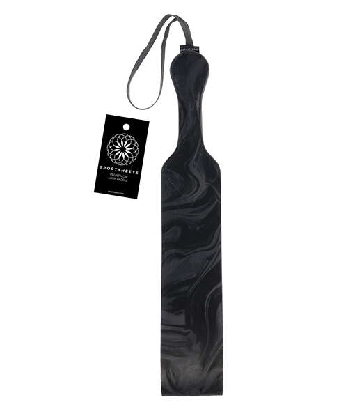 Sportsheets Velvet Noir Loop Paddle - Black