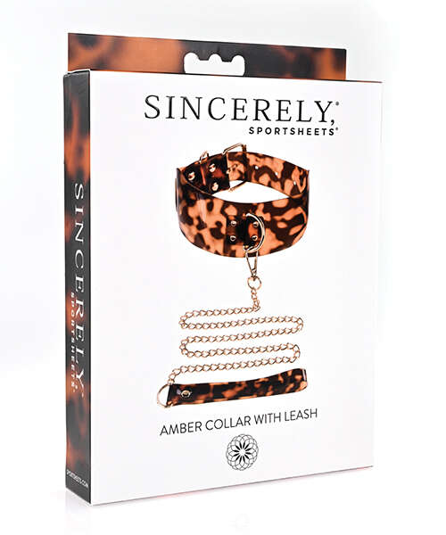 Sincerely Amber Collar & Leash
