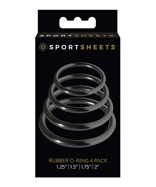 Sportsheets Rubber O-Ring - 4 Pack
