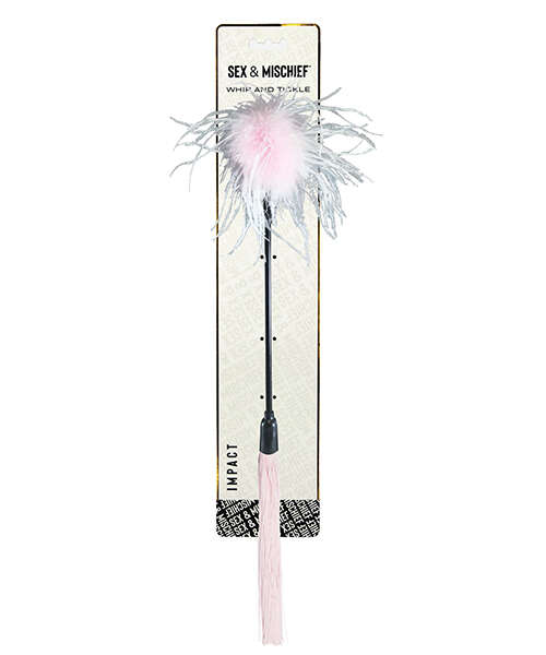 Sex & Mischief Whip & Tickle - Pink/White