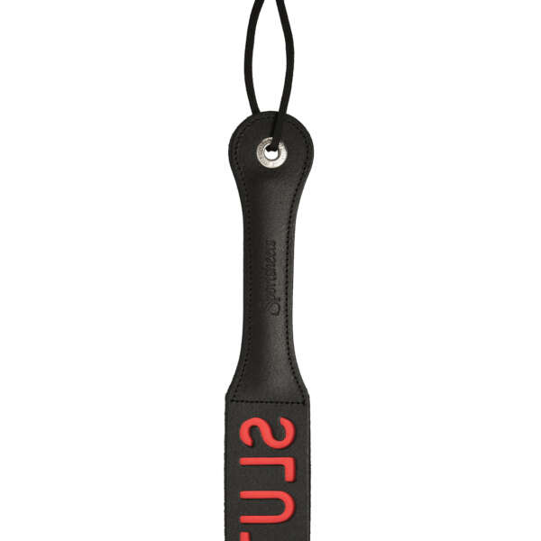 Sportsheets 12" Leather Slut Impression Paddle