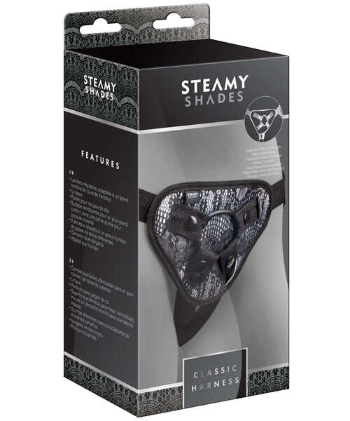Steamy Shades Classic Harness - Black/White