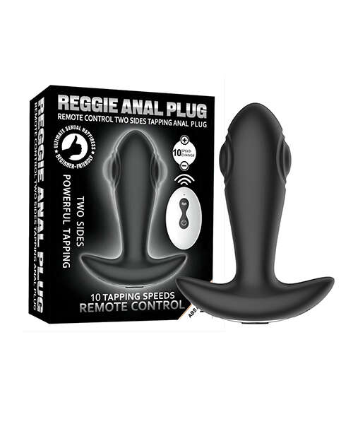 Reggie Tapping Anal Plug - Black