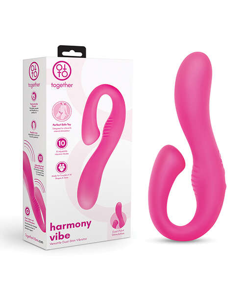 Together Harmony Vibe Versatile Dual-Stim Vibrator - Pink