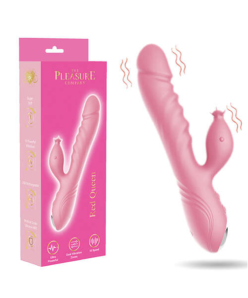 Red Queen Tickler Rabbit Vibe - Pink