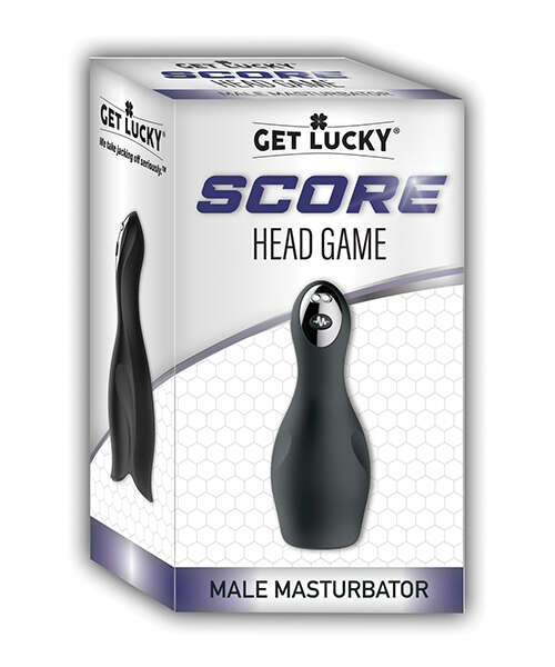 Get Lucky Score Head Game Masturbator - Black