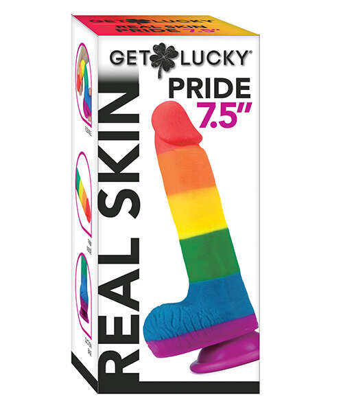 Get Lucky 7.5" Real Skin Series Pride - Rainbow