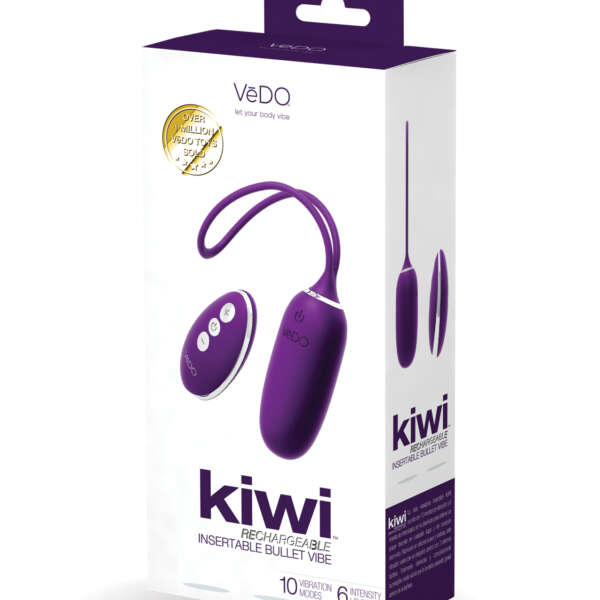 VeDO KIWI Rechargeable Insertable Bullet - Deep Purple