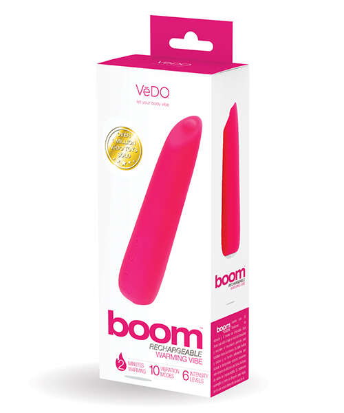 VeDO Boom Rechargeable Ultra Powerful Vibe - Pink
