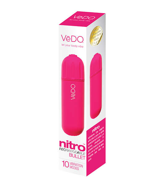 VeDO Nitro Rechargeable Bullet Vibe - Pink